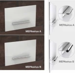 Кнопка смыва Mepa Sirius B 421751 черное стекло