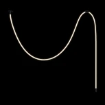 Подвесной светильник светодиодный с гибким неоном Loft It Thread 10388A Black (220V)