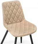 Стул Notta на металлокаркасе Баодин К крутящийся бежевый / черный 520604