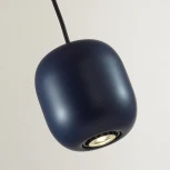 Подвесной светильник Odeon Light Cocoon 5060/1CA PENDANT темн.синий/черный/металл GU10 LED 4W (220V, на проводе)