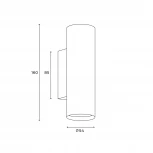 Накладной светильник Hesby Lighting Edge HSBL_0126 (220V, круглые)