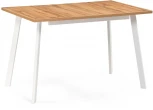 Стол раскладной Notta Колон Лофт 120 25 мм дуб вотан / белый матовый 489643