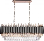 Подвесная люстра каскадная большая Loft It Eclair 10206/1200R (220V, хрусталь)