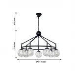 Подвесная люстра F-Promo Cirque 2169-7P (220V, на цепи)