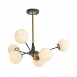 Потолочная люстра на штанге Arte Milano 279808/6 BK/GD (220V, шарики)