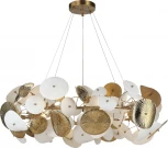 Светильник подвесной ST Luce SL1518.303.10 Латунь/Белый G9 10*5W 4000K (220V, на тросе)