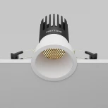 Встраиваемый светильник Maytoni Dip DL118-15W-2.7K-W (LED, 220V, круглые)