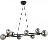 Подвесной светильник Freya Globos FR5222PL-08B (220V, на тросе, шарики, молекулы)
