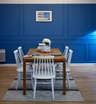 Обеденный стул La Forma (ex Julia Grup) Tressia (Белый/ ДСП,Дерево,Каучук)