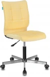 Кресло Бюрократ CH-330M желтый Velvet 74 крестовина металл хром