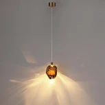 Подвесной светильник Odeon Light Gemme 7112/4LB коричневый/коньячн. стекло/металл IP20 LED 4W 300Лм 3000K 200° 220V