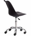 Офисное кресло TULIP (mod.106-1) / 1 шт. в упаковке (Металл,Пластик /Черный,Хром)