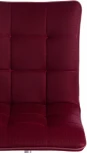 Кресло ZERO ткань/кож/зам, бордо, TW13/36-7 Tetchair 19274