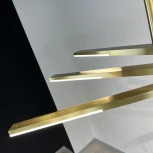 Потолочная люстра на штанге Orton На 3 D96 Gold Imperiumloft 241024-26 (241024-26) (LED, 220V)