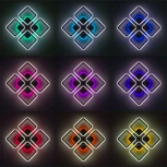 Потолочная люстра RGB Citilux Марсель CL232A145E (LED, 220V, голосовое управление, пульт управления, управление смартфоном, умный дом - Алиса)