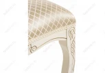 Деревянный стул Woodville Клето патина золото / ромб 450685