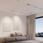 Трековый светильник магнитный Elektrostandard Mini Magnetic 85202/01 5W 3000K латунь/черный (LED, 24V)