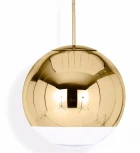 Подвесной светильник Mirror Ball Gold D40 ImperiumLoft 40,83 (177974-22) (220V, на проводе, шар)