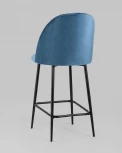 Стул полубарный Stool Group Марсель велюр пыльно-синий УТ000025272