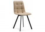 Стул Notta на металлокаркасе Чилли бежевый / черный каркас 489702