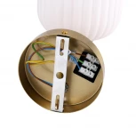 Бра Lumion Alegra 8334/1W бронза/белый, металл/керамика/стекло E27 40W 220V