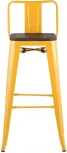 Стул барный Stool Group TOLIX WOOD со спинкой желтый УТ000001866