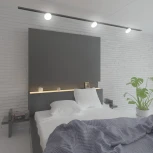 Трековый светильник однофазный светодиодный 220V Elektrostandard Pila 85078/01 a056102 (круглые)