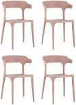 Стул Neo пластик пыльно-розовый 4 шт. Stool Group (арт.УТ000037291)