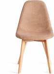 Стул CINDY SOFT (mod. C1021F1-1) (Велюр,Дерево бук /Бежевый)