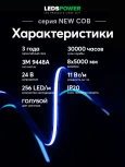 Светодиодная лента 11Вт/м 24В 5м LEDS POWER 006369