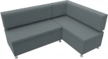 Диван кухонный угловой Стайл правый угол (Серый/Рогожка) Лига Диванов арт.122526
