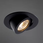 Встраиваемый точечный светильник Arte Lamp Accento A4009PL-1BK (220V)