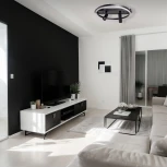 Потолочный люстра со спотами DeMarkt Драйв 377013303 (LED, 220V, пульт управления, круглые)