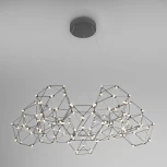 Подвесной светильник Uma 90169/12 черный жемчуг Eurosvet (LED, 220V, на тросе)