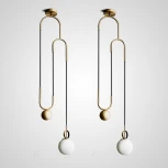 Подвесной светильник Newton ImperiumLoft Newton01 (101835-26) (220V, на проводе, шар)