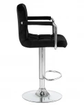 Стул барный KRUGER ARM (черный велюр (MJ9-101))