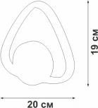 Настенный светильник светодиодный Vitaluce V46100-1/1A (220V)