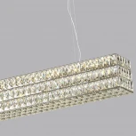 Подвесная люстра Odeon Light Panta 4927/60L хром/металл/хрусталь LED 60W 4000K 3269Лм