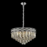 Подвесная люстра каскадная Wertmark Calista WE135.12.103 (220V, хрусталь, на цепи)