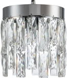 Подвесной светильник Indigo Anna V000389 (220V, хрусталь, на тросе, круглые)