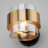 Бра Eurosvet 70127/1 черный (220V, выключатель)