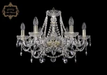 Подвесная люстра Art Classic 11.25 11.25.6.200.Gd.Sp (220V, хрусталь, на цепи, подсвечник, свеча)