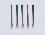 Соединитель гибкий односторонний COB RGB 12/24V для лент 10mm (4 конт.) (5шт) Ambrella Illumination GS7411