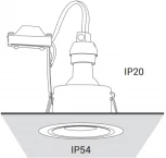 Встраиваемый точечный светильник Nowodvorski Foxtrot 8373 (220V, IP54)