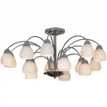 Потолочная большая люстра Lussole Loft Apiro GRLSF-2403-15 (220V, шарики, IP21)