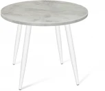 Стол SHT-TU14/80 МДФ белый муар/бетон светлый от фабрики Sheffilton