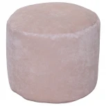 Пуфик Dreambag Круг Бежевый Микровельвет (Классический) 4012001