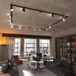 Трековый светильник однофазный светодиодный 220V Elektrostandard Pila 85078/01 a056103 (круглые)