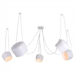 Подвесная люстра Lussole Loft Shirley LSP-8175 (220V, на тросе, паук, IP21)