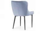Стул Woodville на металлокаркасе Teo light blue / black 15021